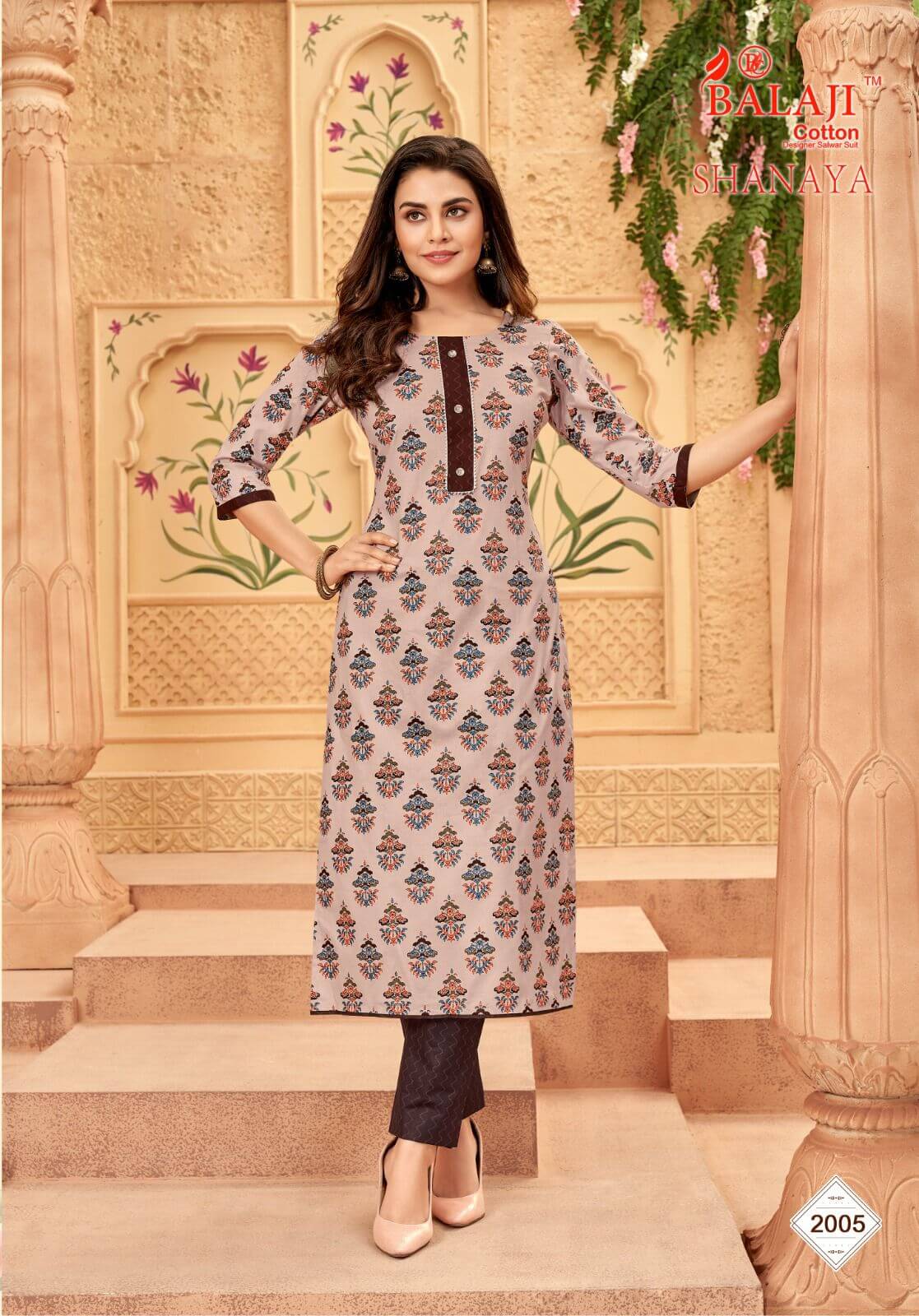 Balaji Cotton Shnaya vol 2 Kurtis with Bottom Catalog collection 9