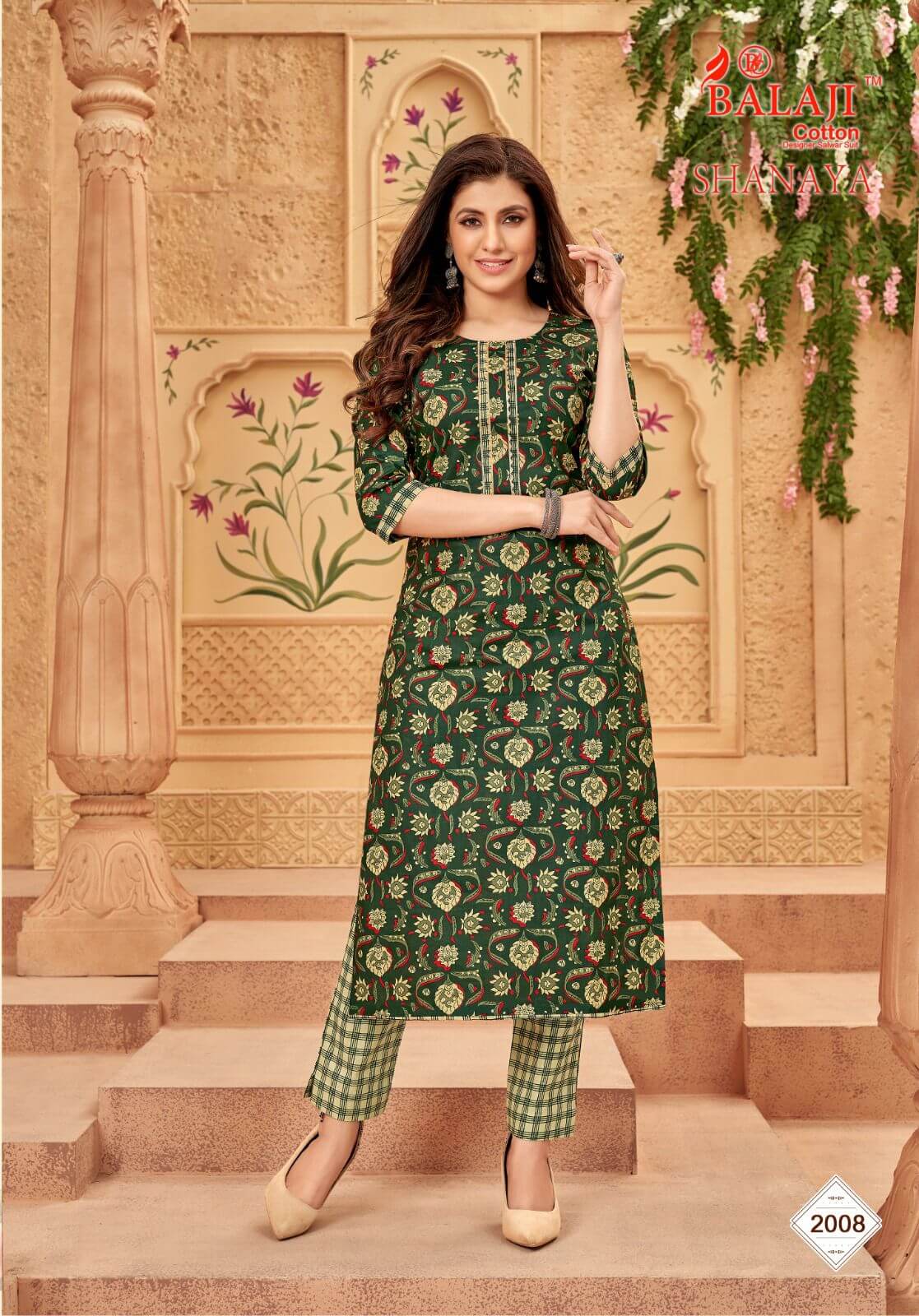 Balaji Cotton Shnaya vol 2 Kurtis with Bottom Catalog collection 8