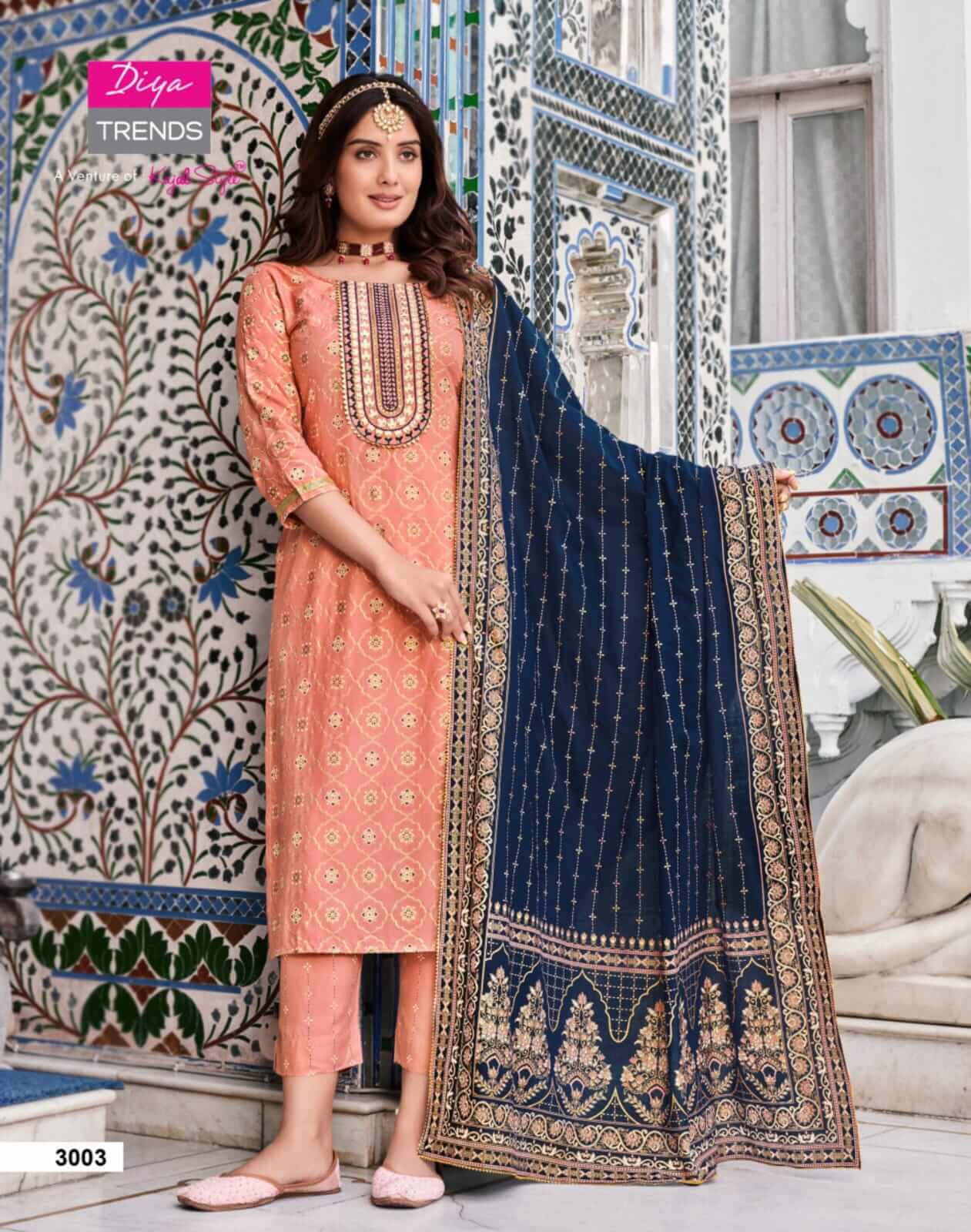 Diya Trends Alveera vol 3 Salwar Kameez Catalog collection 6