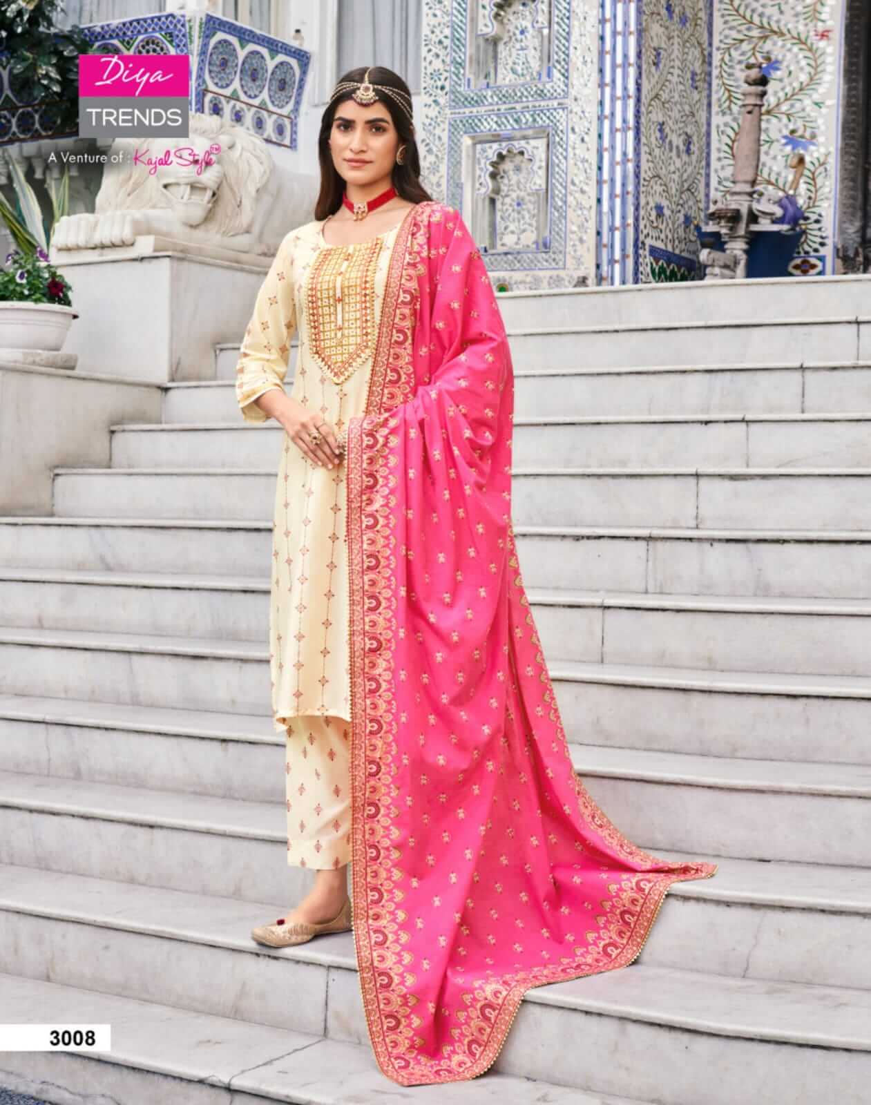 Diya Trends Alveera vol 3 Salwar Kameez Catalog collection 6
