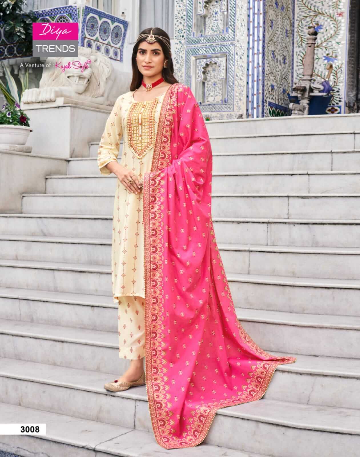 Diya Trends Alveera vol 3 Salwar Kameez Catalog collection 7