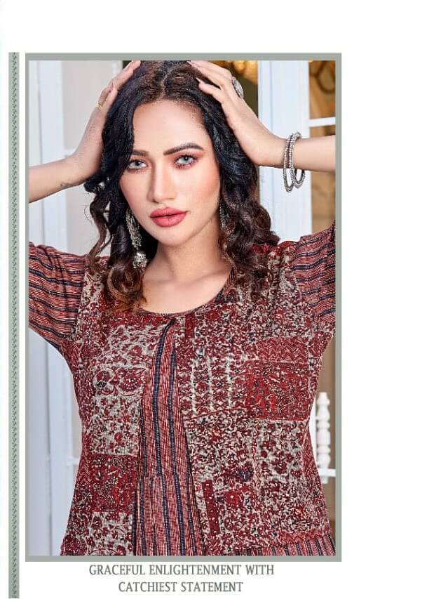 Kinti Rangoon A Line Kurti Catalog collection 1