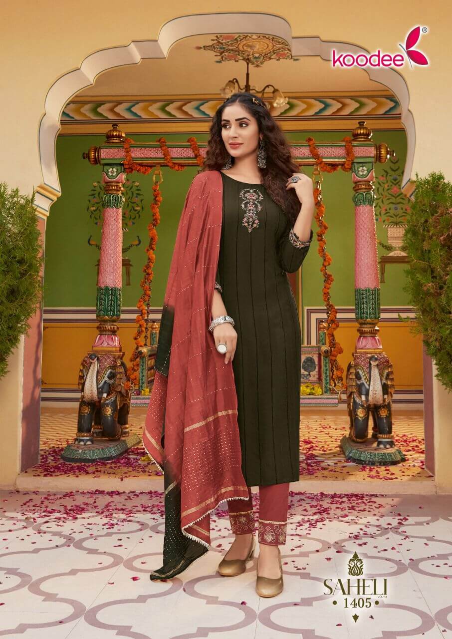 Koodee Saheli vol 14 Readymade Dress Catalog collection 7