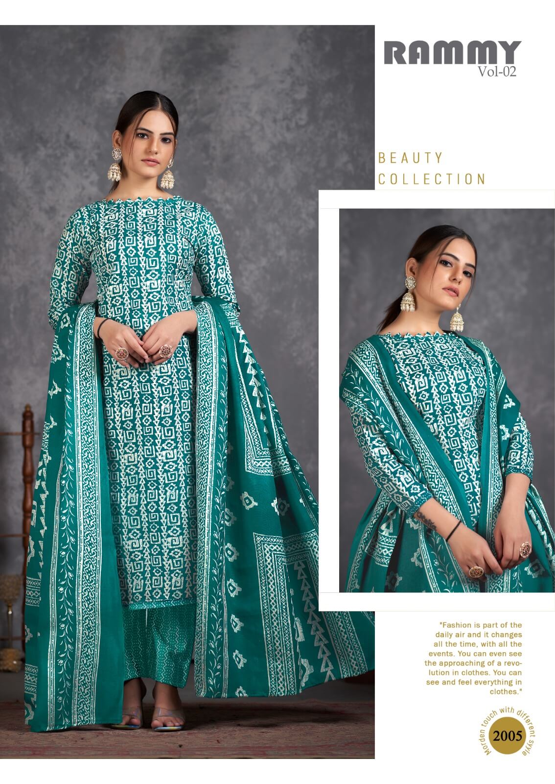 Skt Suits Rummy vol 2 Cotton Dress Materials Catalog collection 4