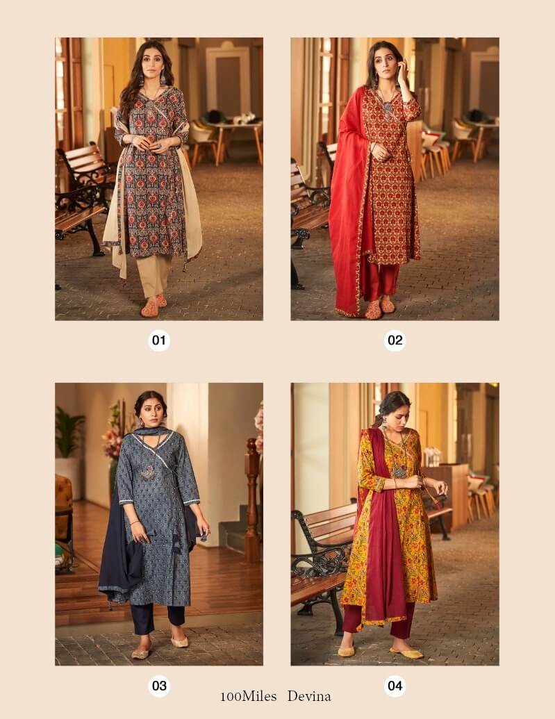 100Miles Devina Readymade Dress Catalog collection 5