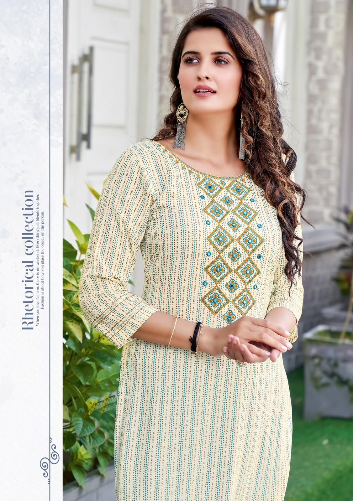 Mittoo Bandhan vol 3 Rayon Kurti Catalog collection 1