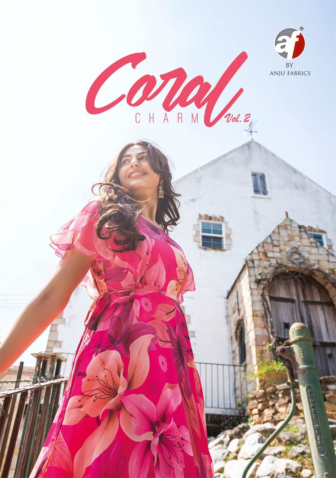 Anju fabric Coral 2914 Single Kurtis at Wholesale Rate collection 1