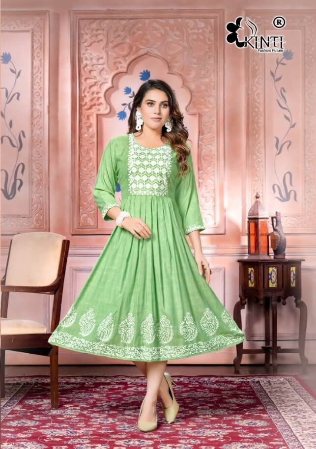 Kinti Mentos vol 2 Naira Cut Kurti Catalog collection 3