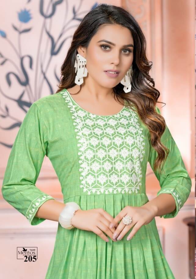 Kinti Mentos vol 2 Naira Cut Kurti Catalog collection 11