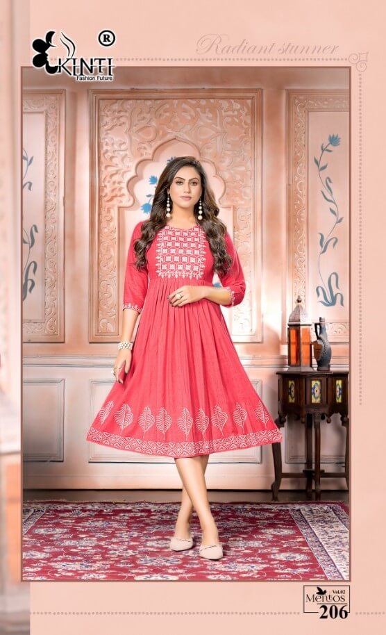 Kinti Mentos vol 2 Naira Cut Kurti Catalog collection 7