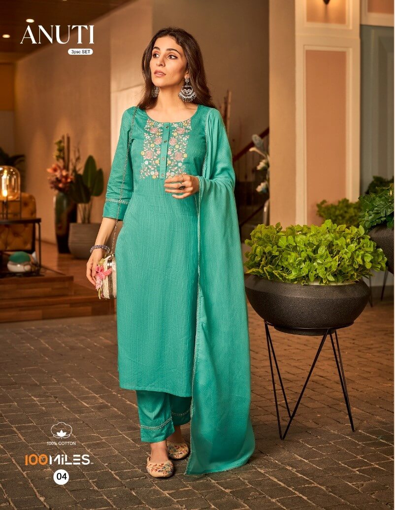 100Miles Cotton Salwar Kameez Catalog collection 2