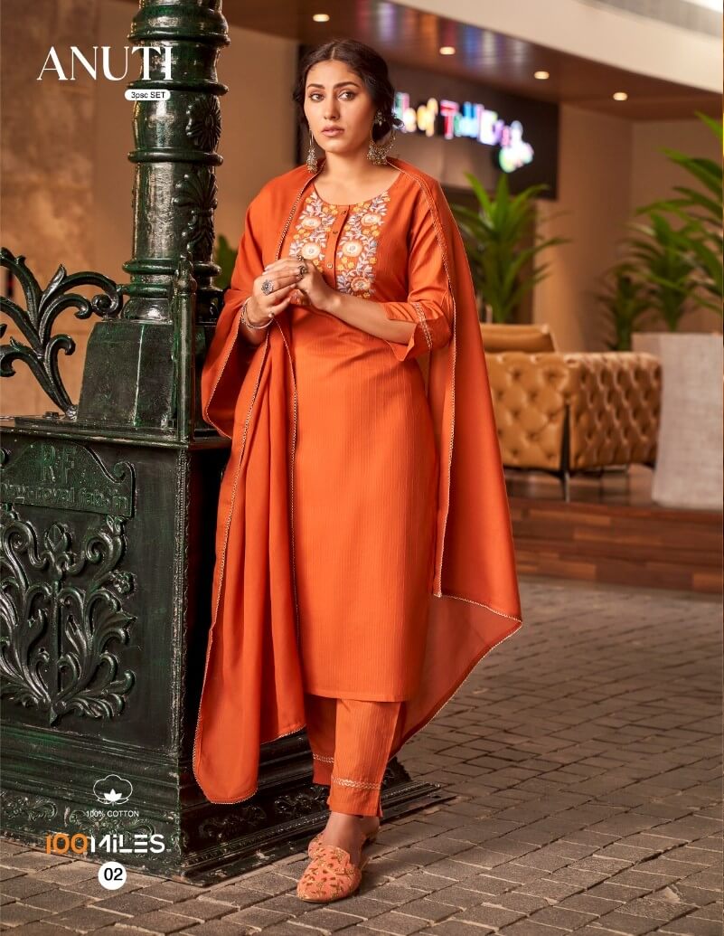 100Miles Cotton Salwar Kameez Catalog collection 4