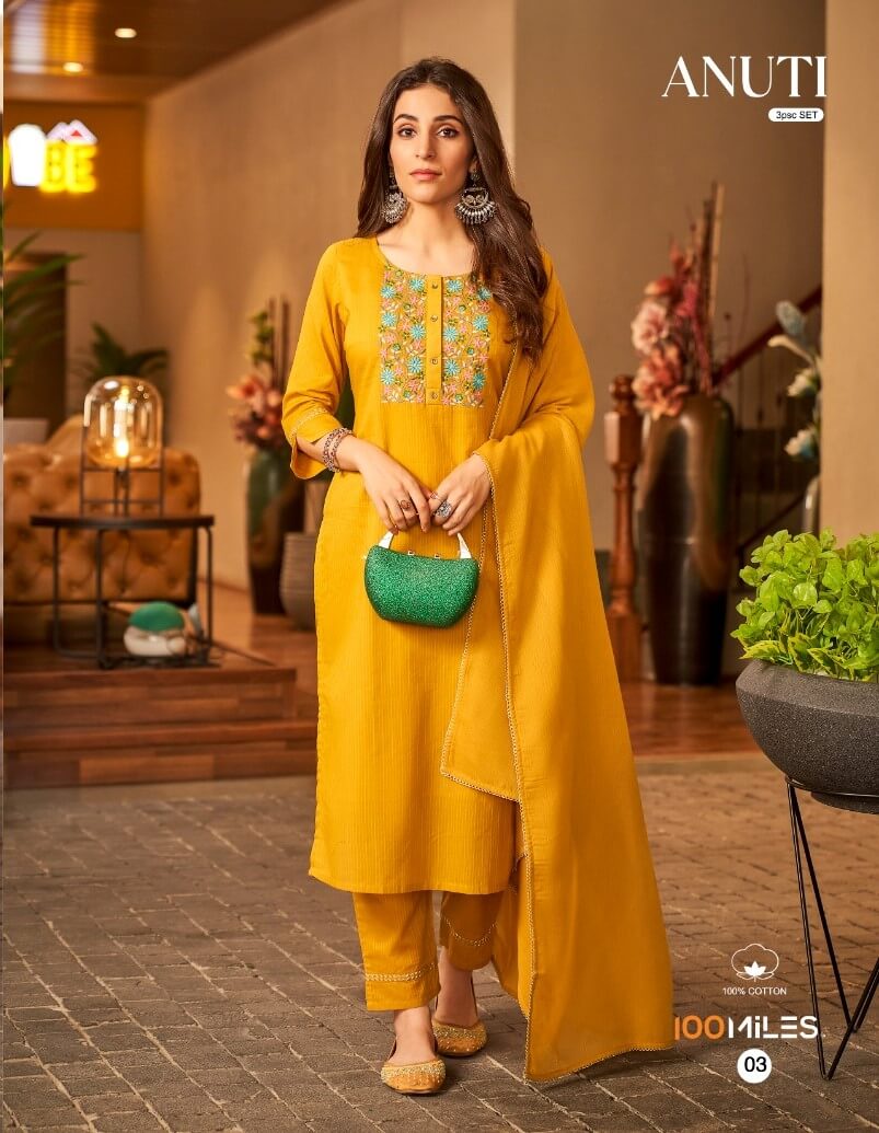 100Miles Cotton Salwar Kameez Catalog collection 3