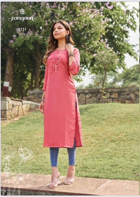 Rangoon Naziya Cotton Kurtis Catalog collection 5