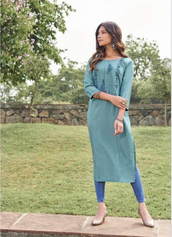 Rangoon Naziya Cotton Kurtis Catalog collection 2