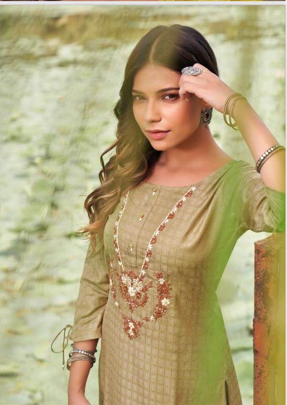 Rangoon Naziya Cotton Kurtis Catalog collection 11