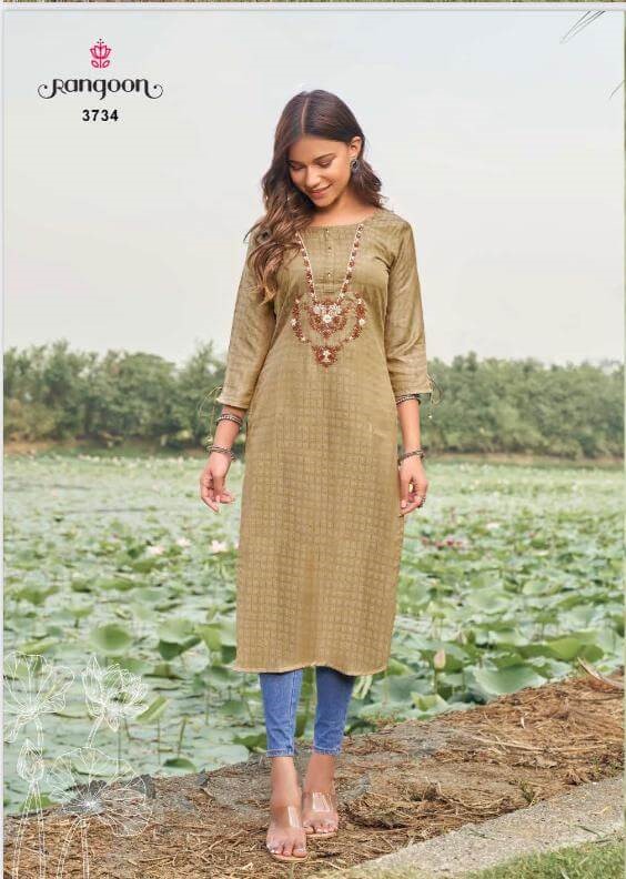 Rangoon Naziya Cotton Kurtis Catalog collection 4