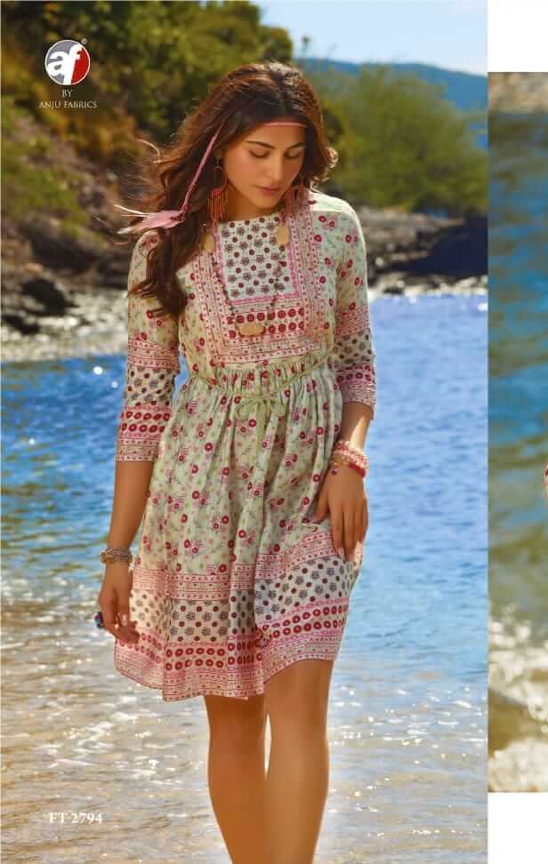 Anju Fabrics Fashion Talk vol 2 Western Wear Catalog collection 8