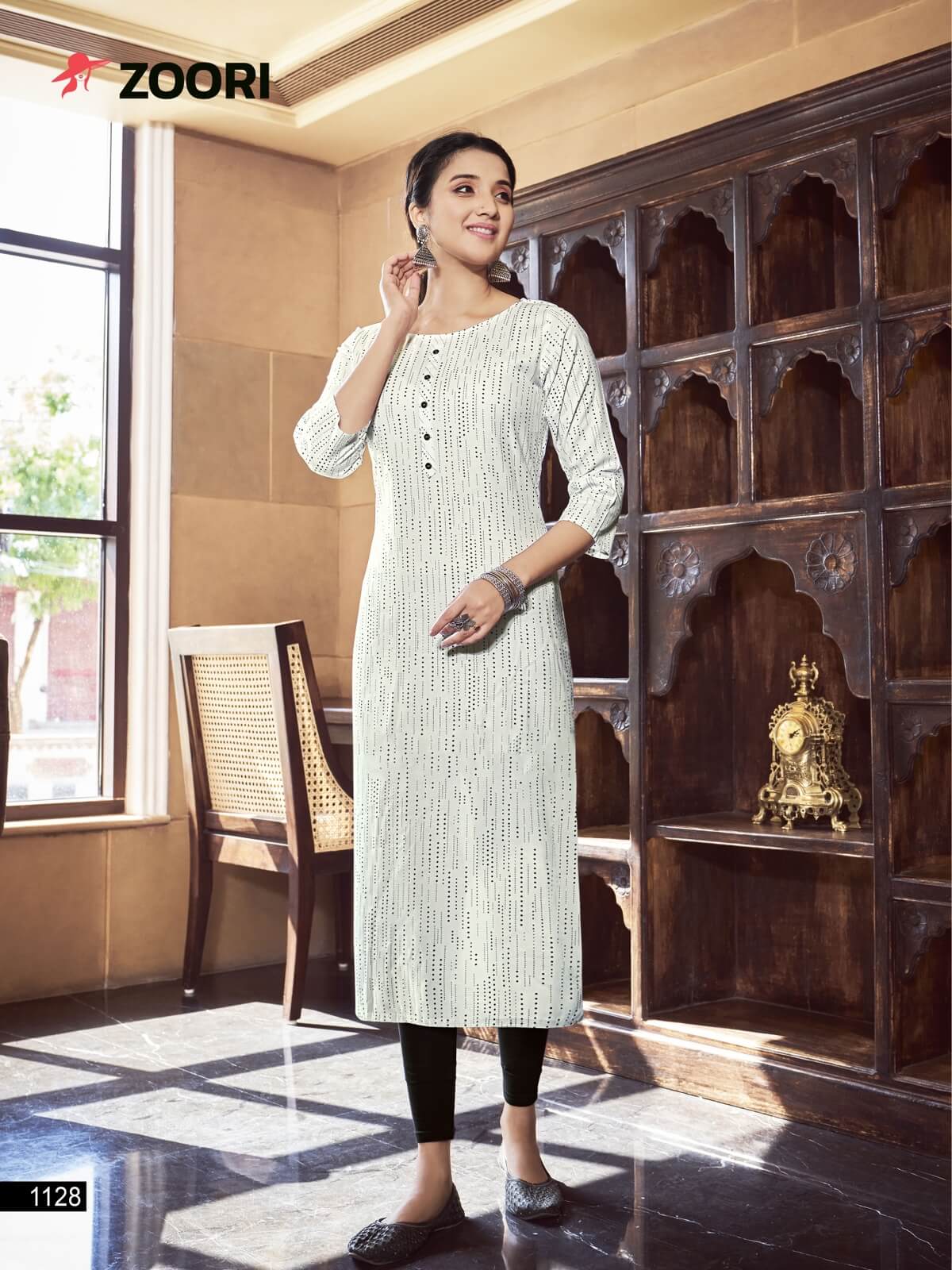 Zoori Akshara vol 21 Straight Cut Kurti Catalog collection 4