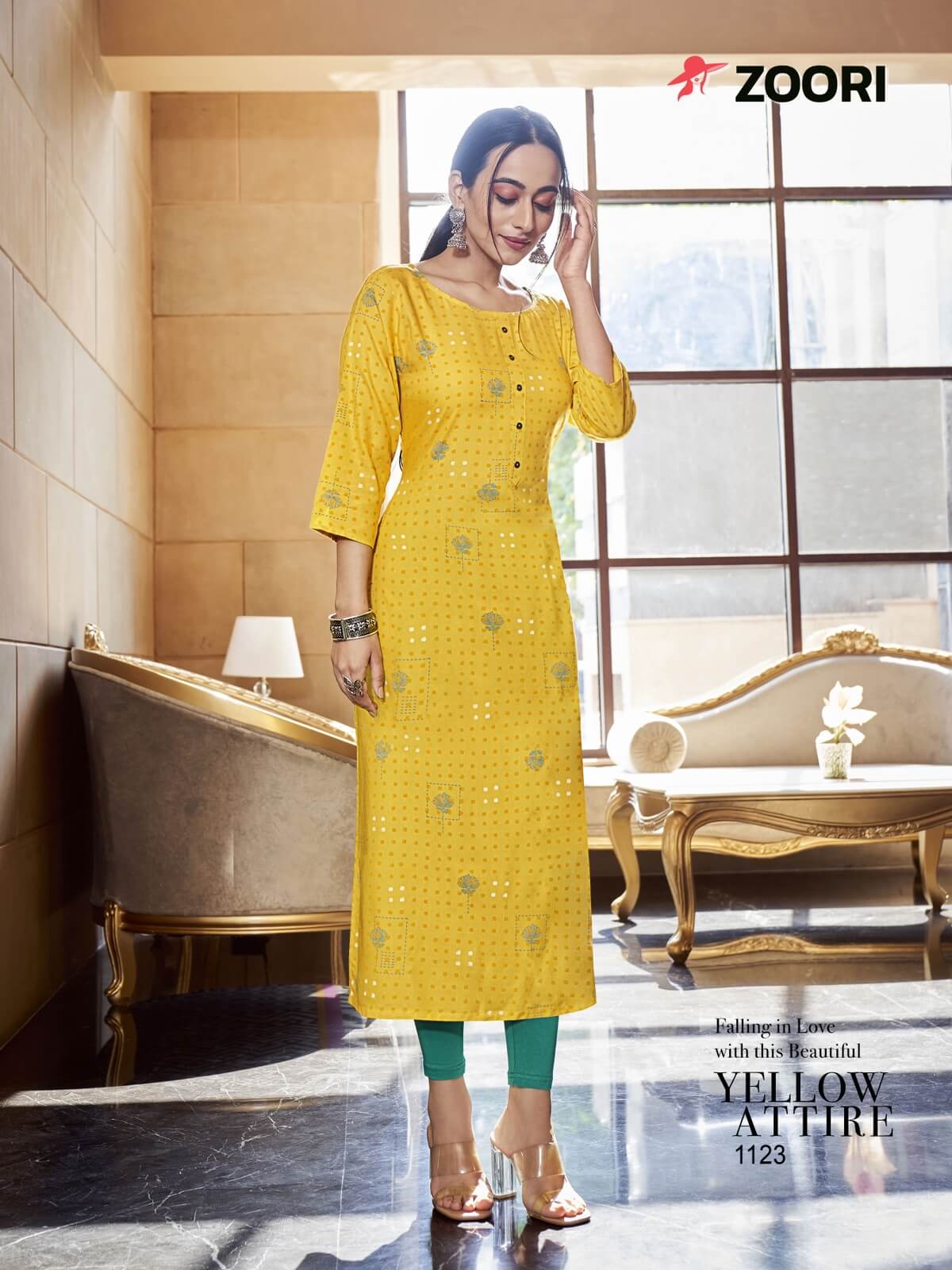 Zoori Akshara vol 21 Straight Cut Kurti Catalog collection 3