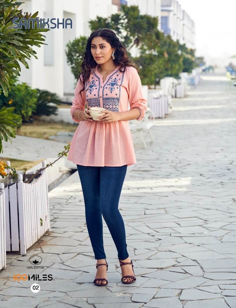 100miles Samiksha Ladies Tops Catalog collection 1