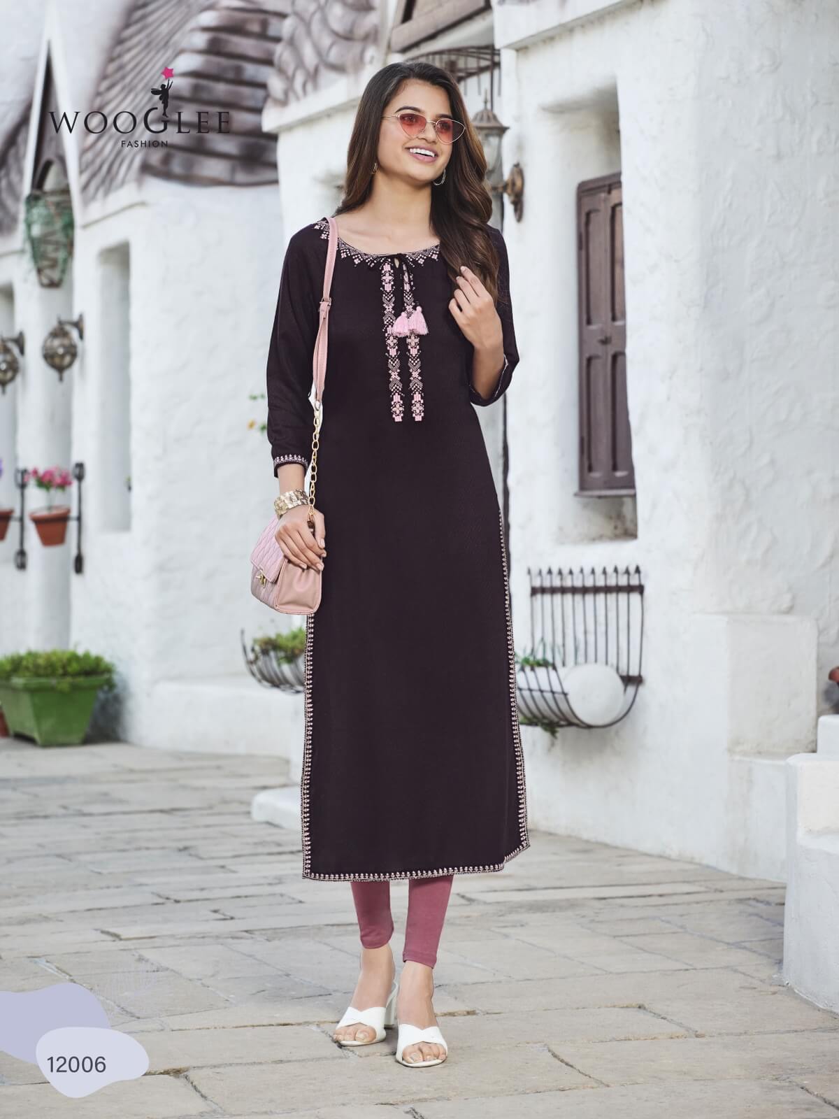 Wooglee Fashion Florance Rayon Kurti Catalog collection 4