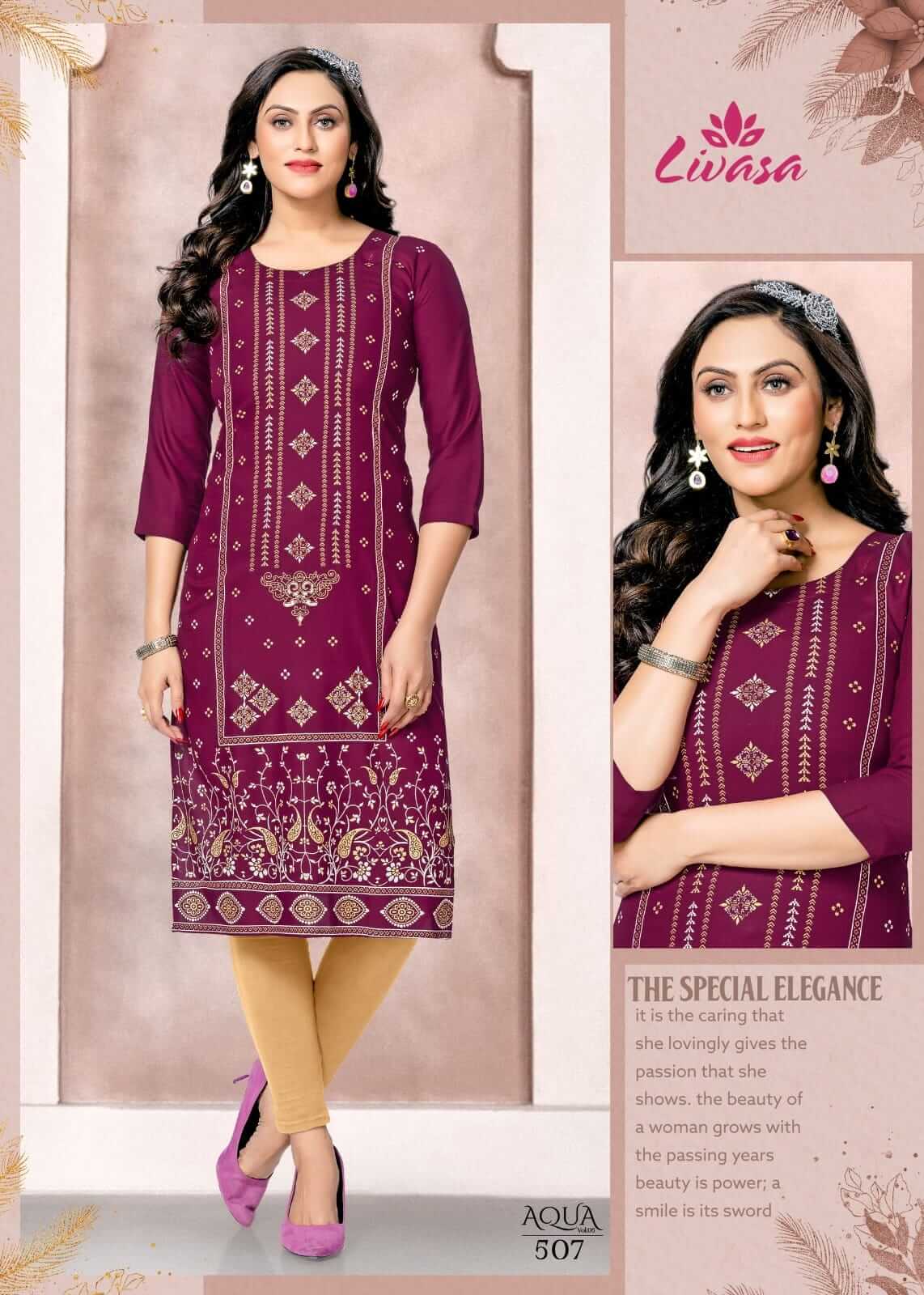 Hirwa Aqua Kurtis Below 300 Catalog collection 3