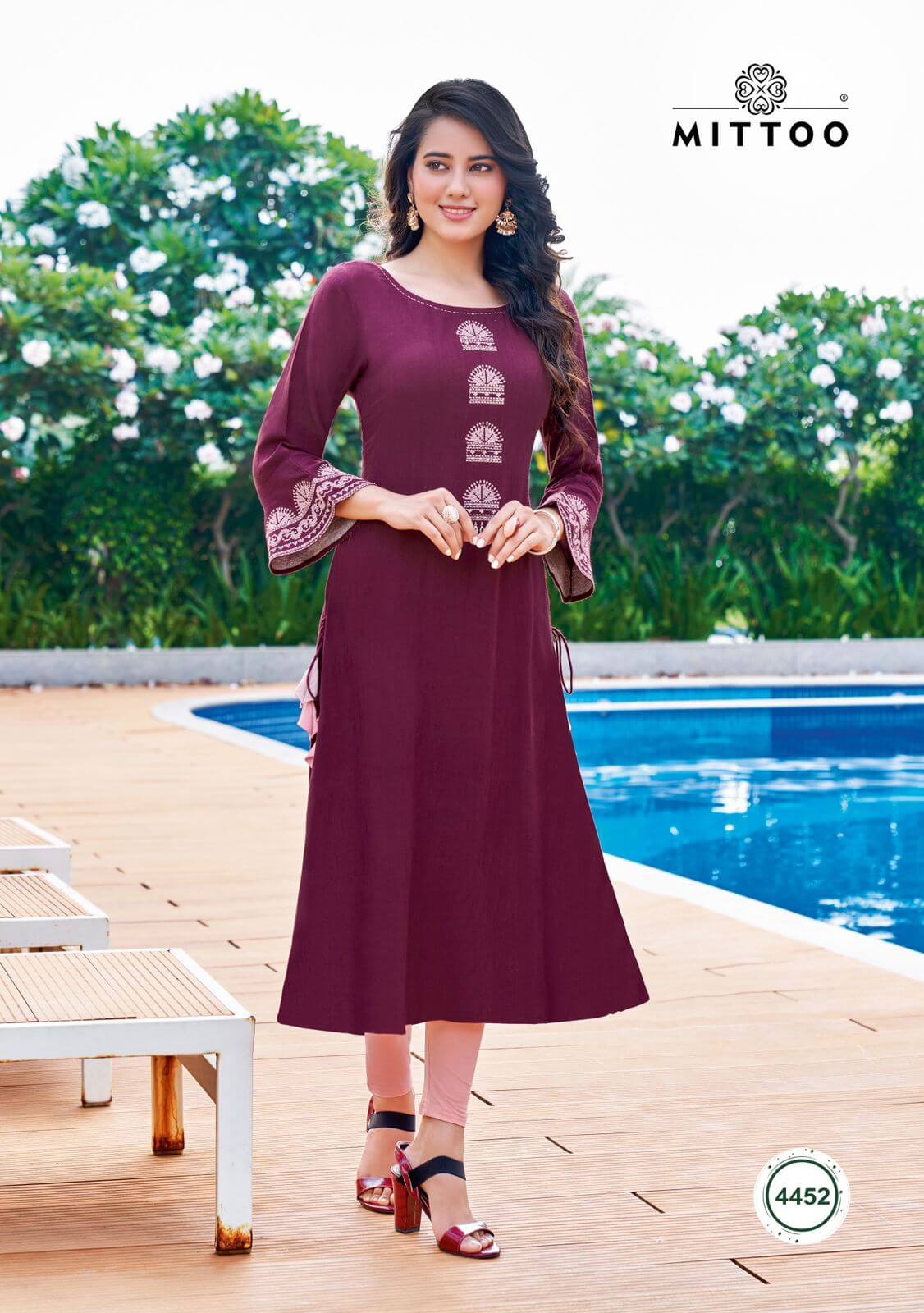 Mittoo Mayurika vol 19 Straight Cut Kurti Catalog collection 4