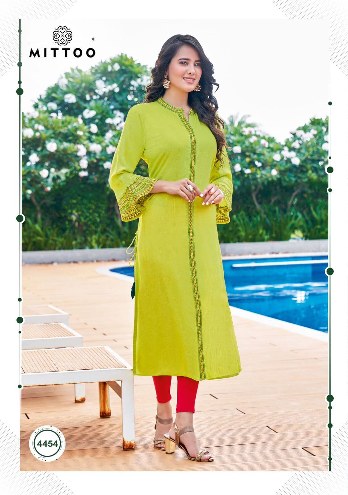 Mittoo Mayurika vol 19 Straight Cut Kurti Catalog collection 1