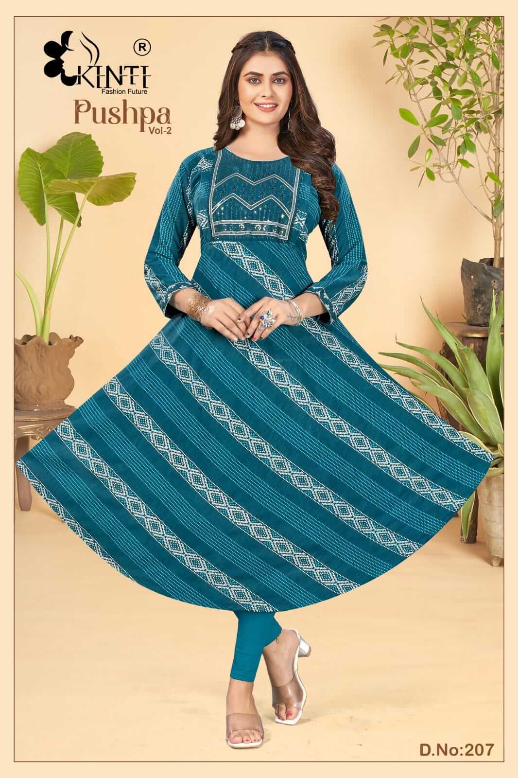 Kinti Pushpa Vol 2 Feeding Kurtis Catalog collection 3