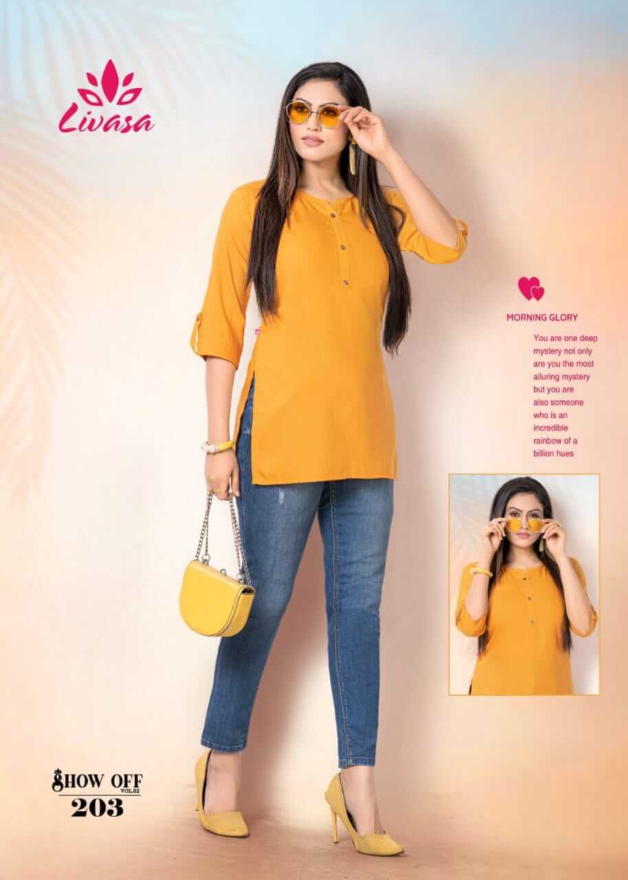 Livasa Show Off vol 2 Kurtis Below 300 Catalog collection 3