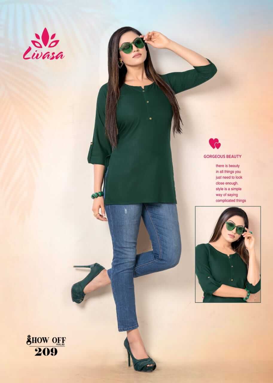 Livasa Show Off vol 2 Kurtis Below 300 Catalog collection 9