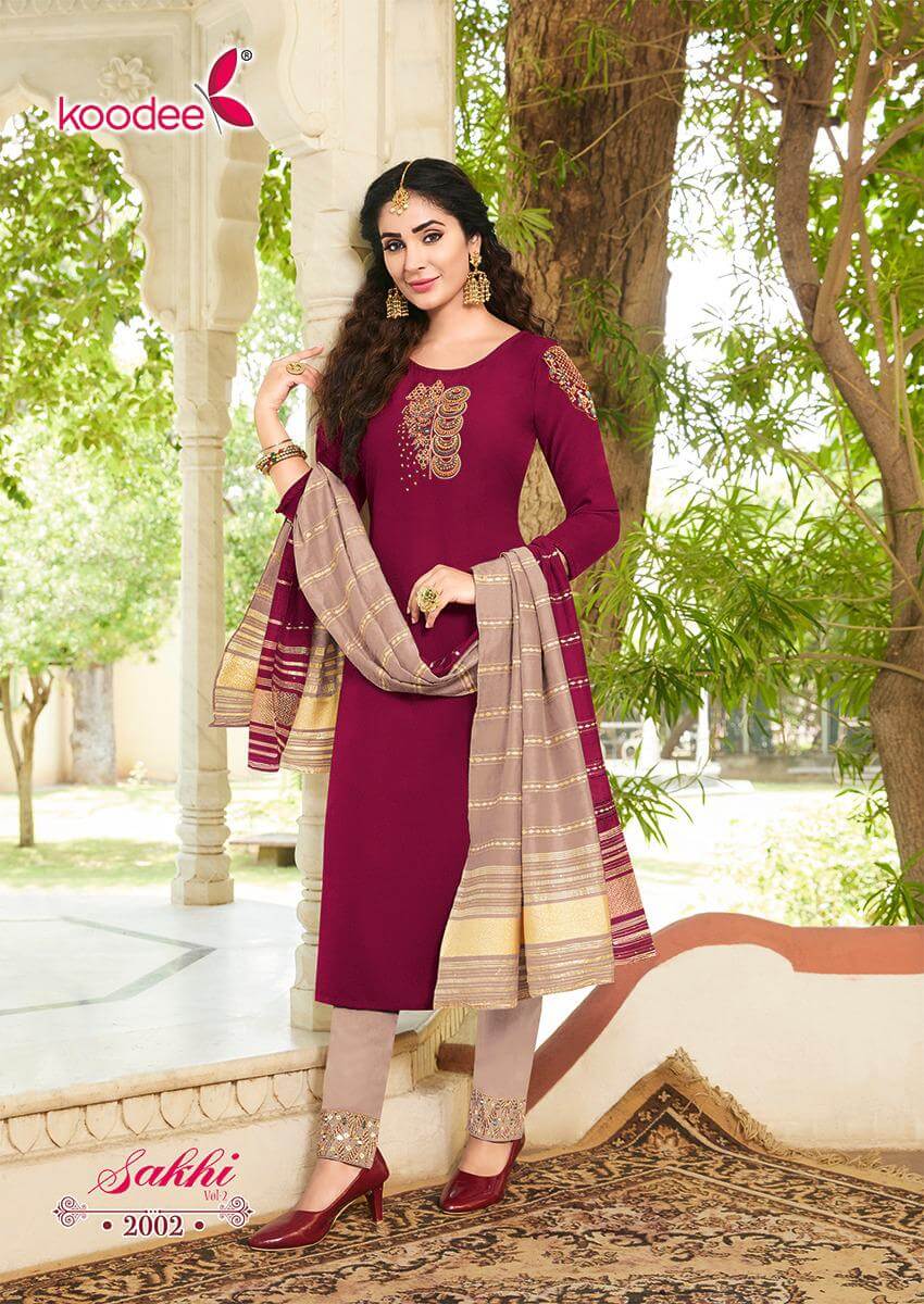 Koodee Sakhi vol 2 Readymade Dress Catalog collection 7