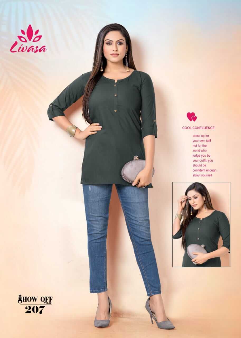 Livasa Show Off vol 2 Kurtis Below 300 Catalog collection 7