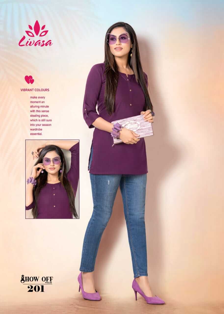 Livasa Show Off vol 2 Kurtis Below 300 Catalog collection 6