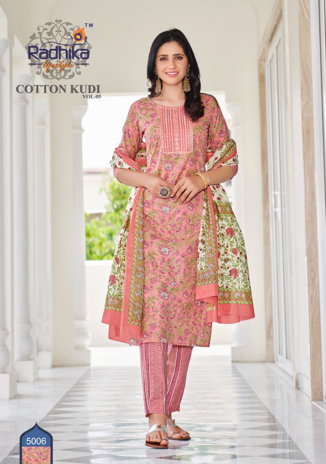 Radhika Lifestyle Cotton Kudi Vol 5 Cotton Salwar Kameez Catalog collection 4