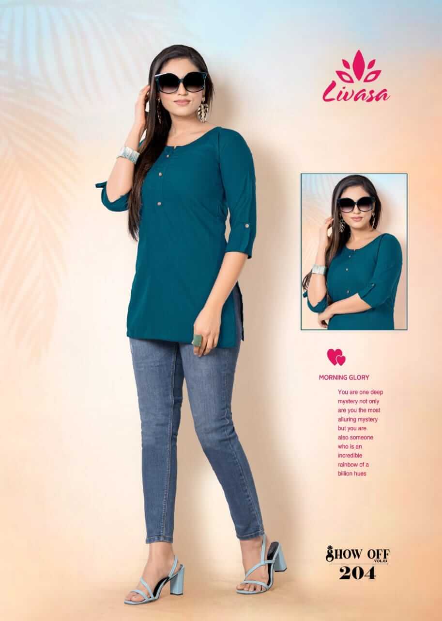 Livasa Show Off vol 2 Kurtis Below 300 Catalog collection 1