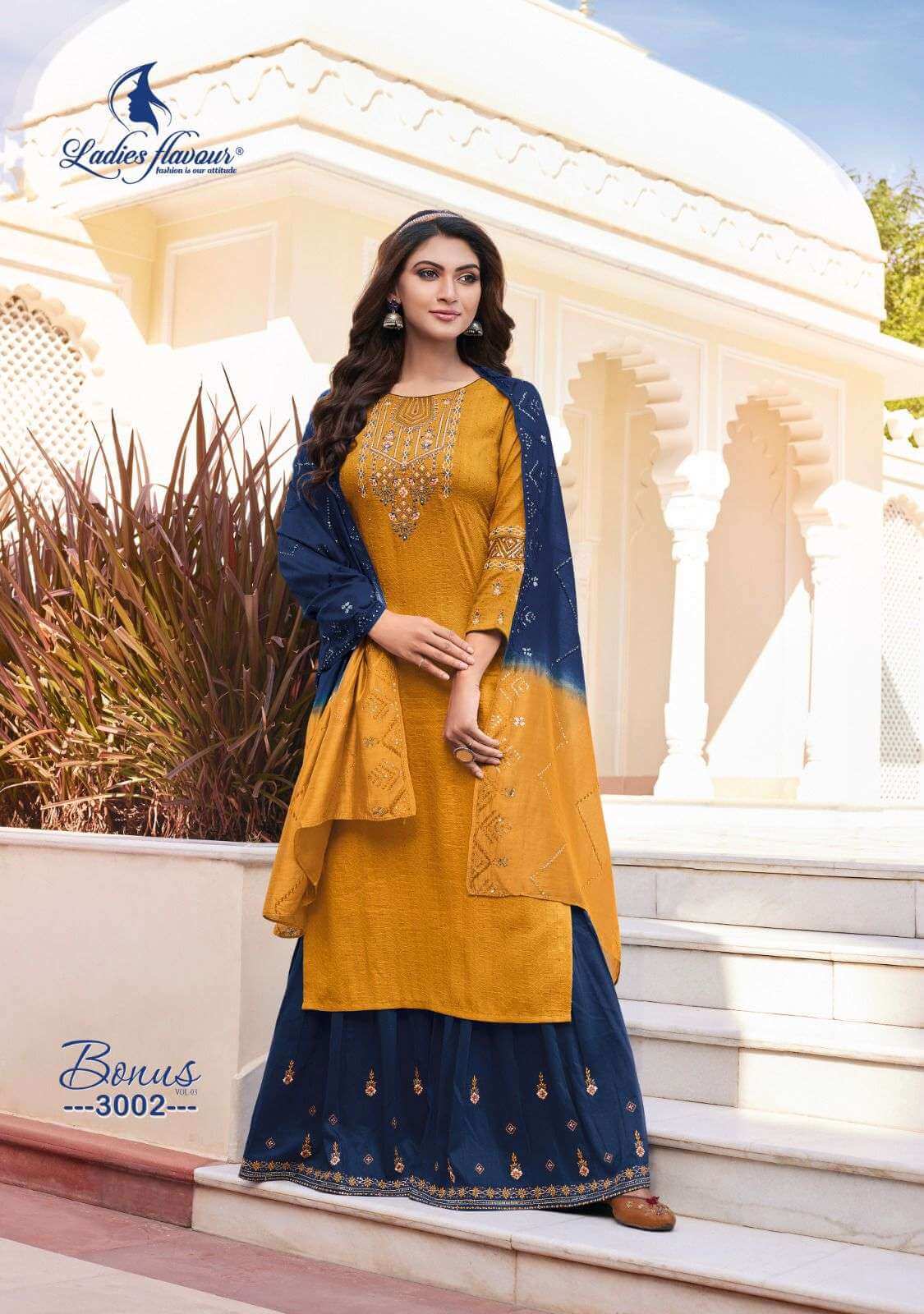 Ladies Flavour Bonus Vol 3 Designer Wedding Party Salwar Suits collection 6