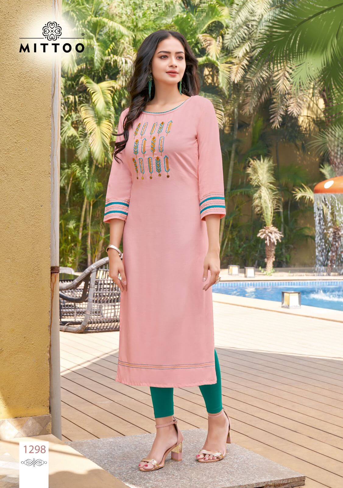 Mittoo Palak Vol 34 Rayon Kurti Catalog collection 1