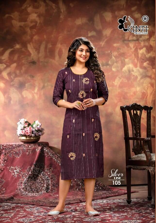 Kinti Silver Line Below 300 Kurtis Catalog collection 2