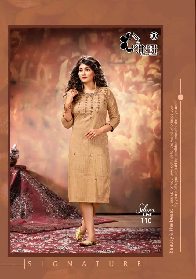 Kinti Silver Line Below 300 Kurtis Catalog collection 3