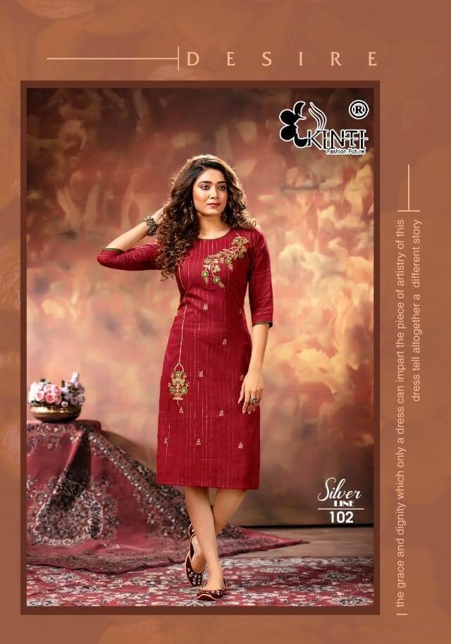 Kinti Silver Line Below 300 Kurtis Catalog collection 1