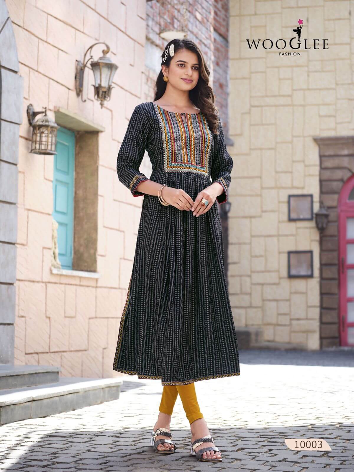 Wooglee Fashion Rangroop Naira Cut Kurti Catalog collection 3