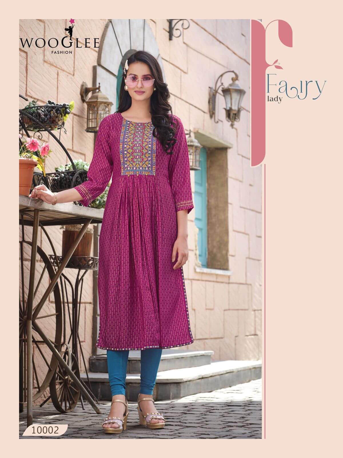 Wooglee Fashion Rangroop Naira Cut Kurti Catalog collection 4