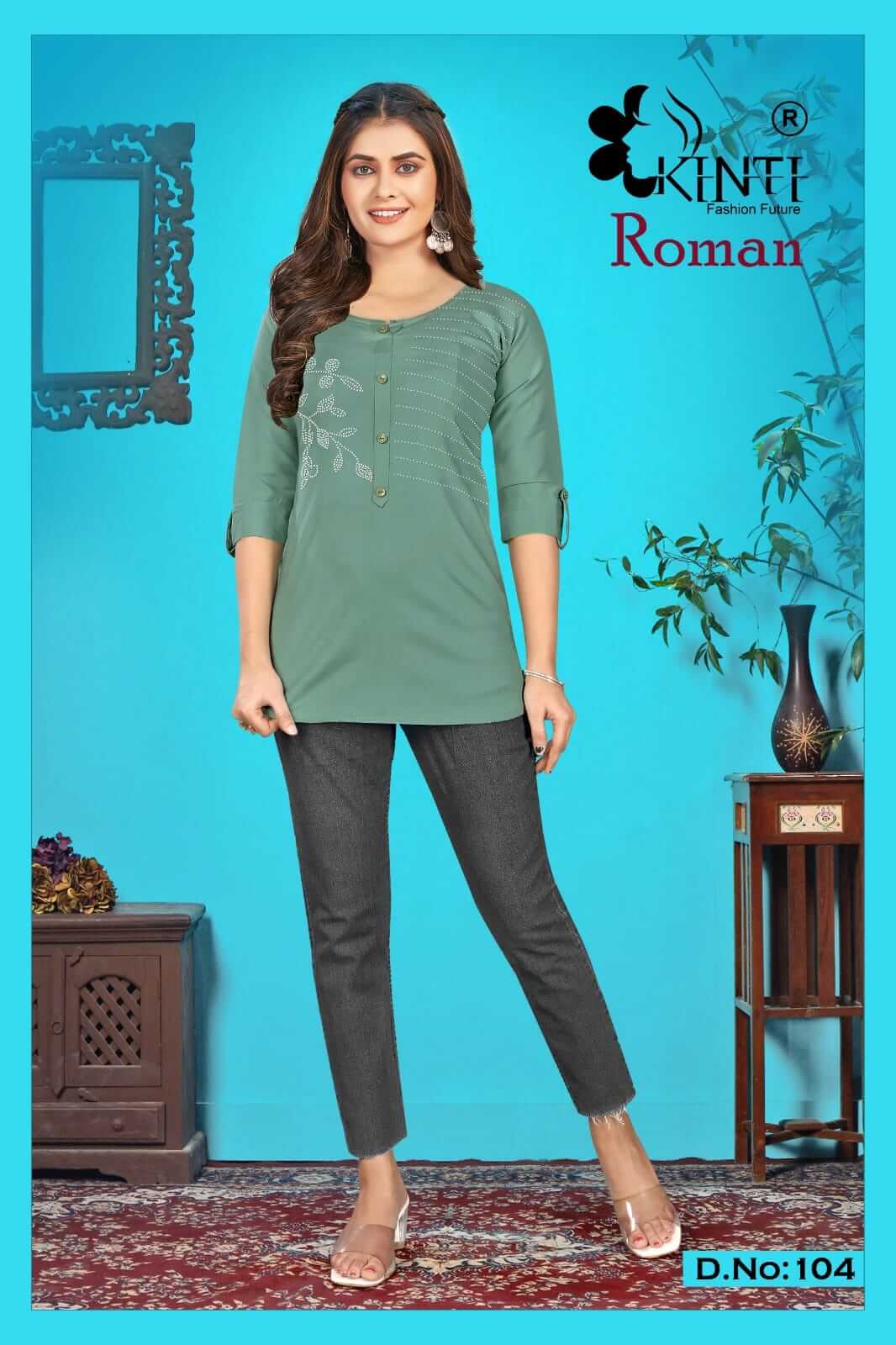 Kinti Roman vol 1 Ladies Tops Catalog collection 8