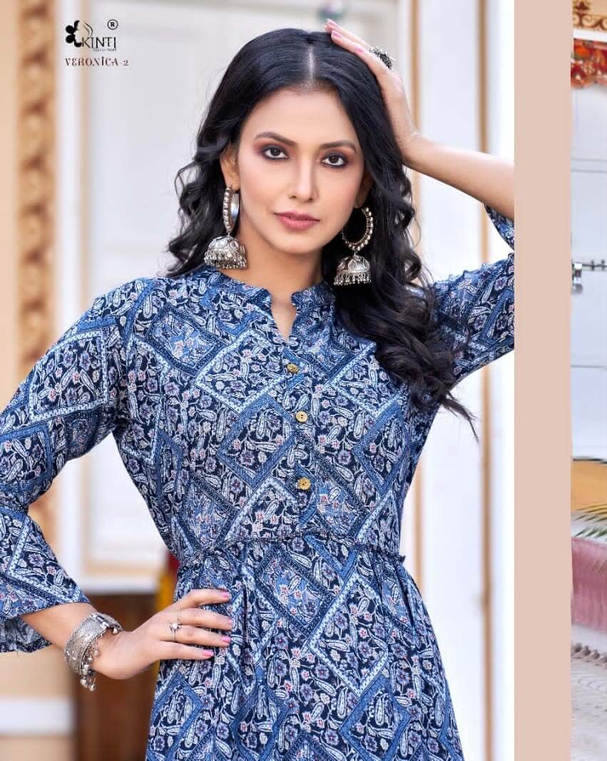 Kinti Veronica vol 2 A Line Kurti Catalog collection 1