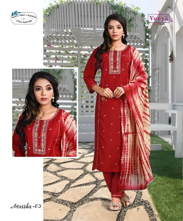 Vedya Anaisha Embroidery Salwar Kameez Catalog collection 6