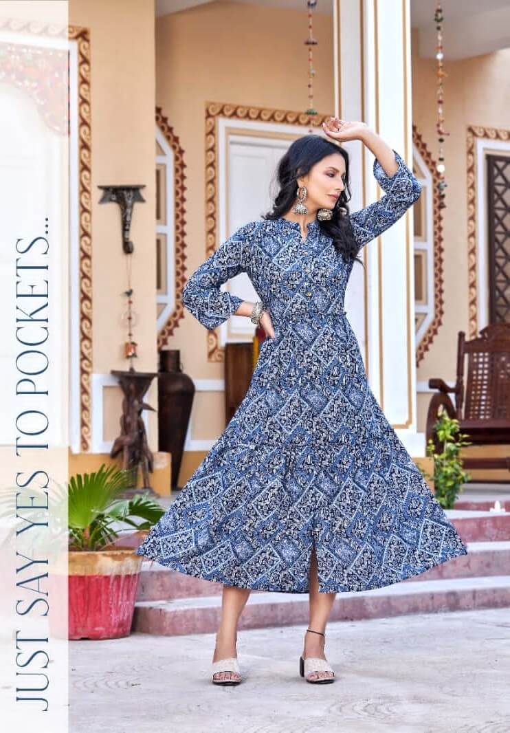 Kinti Veronica vol 2 A Line Kurti Catalog collection 3