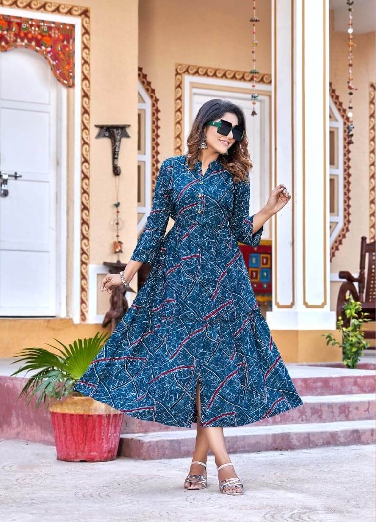 Kinti Veronica vol 2 A Line Kurti Catalog collection 7