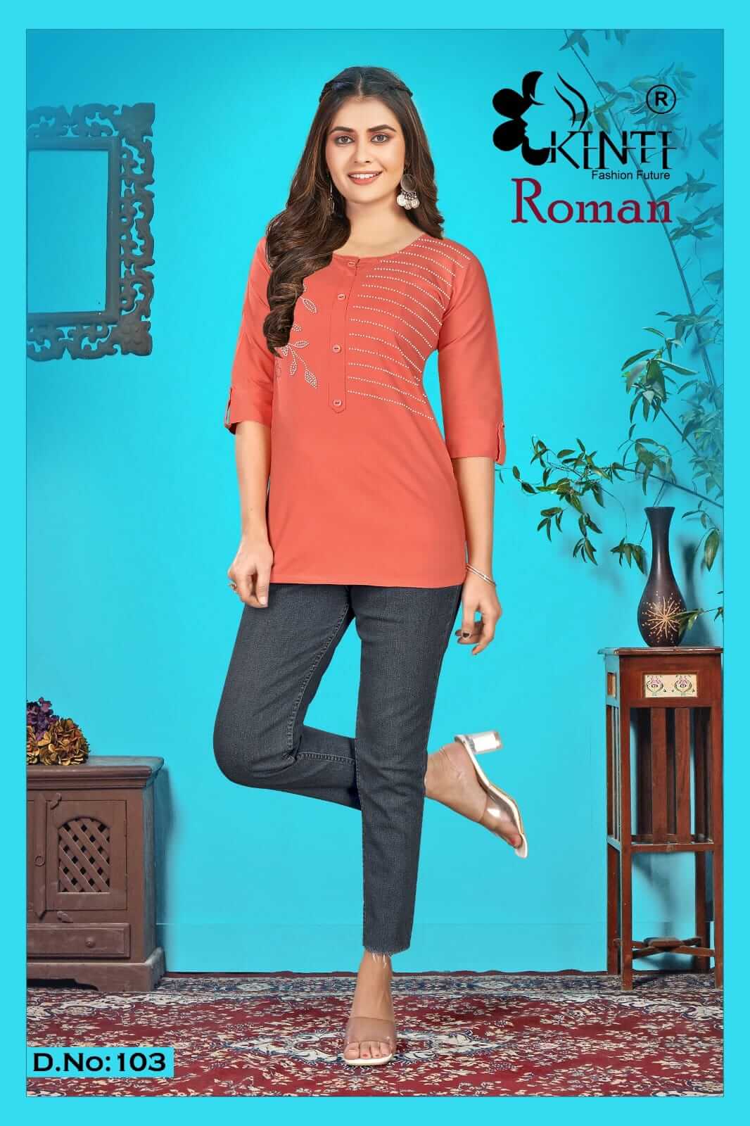 Kinti Roman vol 1 Ladies Tops Catalog collection 5